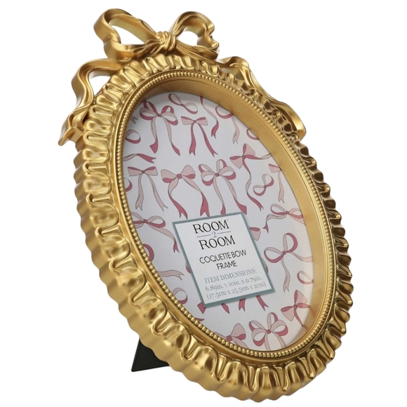 Coquette Bow Ornate Picture Frame 6.89in x 10in - Picture 2 of 5